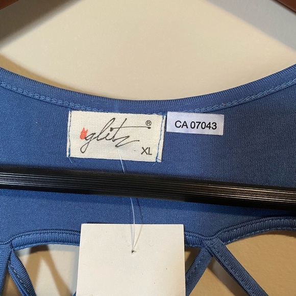 Blue summer dress - MEDIUM - Picture 2 of 3